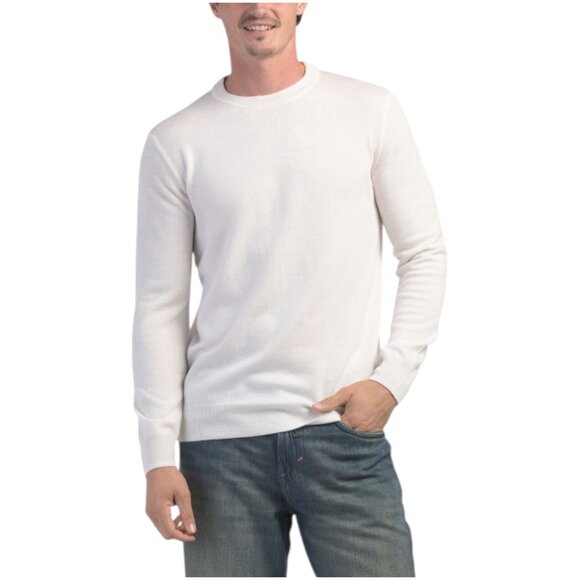 CHRISTIAN LACROIX Men's Extrafine Merino Wool Long Sleeve Crew Neck Sweater - Picture 1 of 2